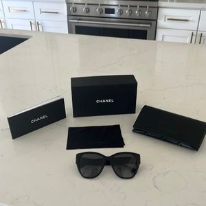 Chanel Black Sunglasses